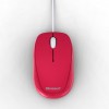 MICROSOFT Compact Optical Mouse 500- RED צבע אדום